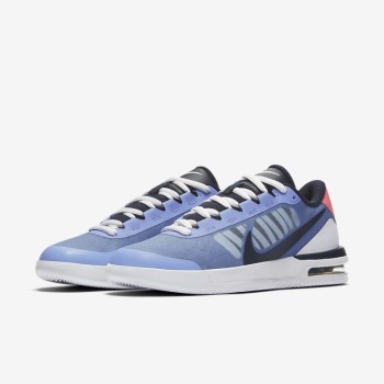 Nike Court Air Max Vapor Wing MS - Női Teniszcipő - Királykék/Fehér/Narancssárga/Obszidián